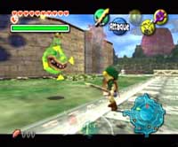 une photo d'Ã©cran de The Legend of Zelda - Majora s Mask sur Nintendo 64